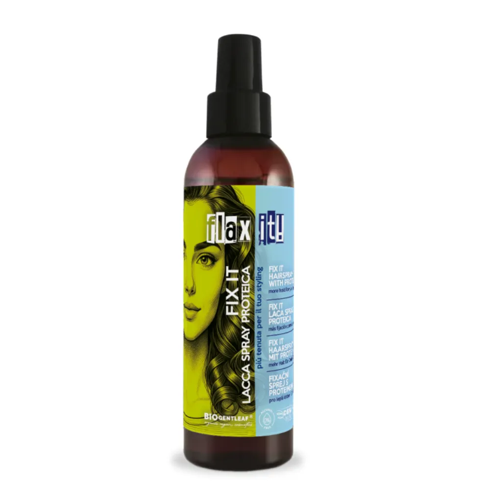 BioGentleaf Flax It! Fix It Laca spray proteica 200ml BioGentleaf Flax It! Fix It Laca spray proteica 200ml